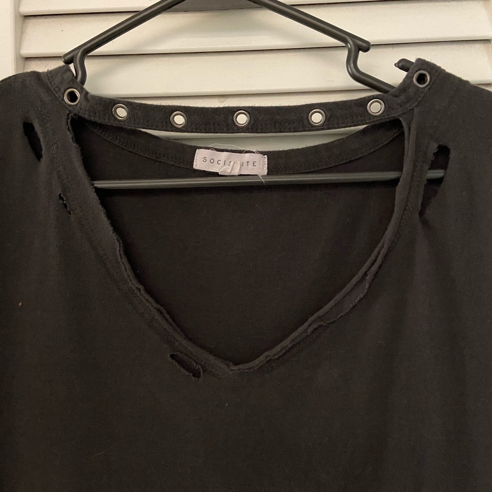 Distressed Tee Shirt - Picture 3 of 3